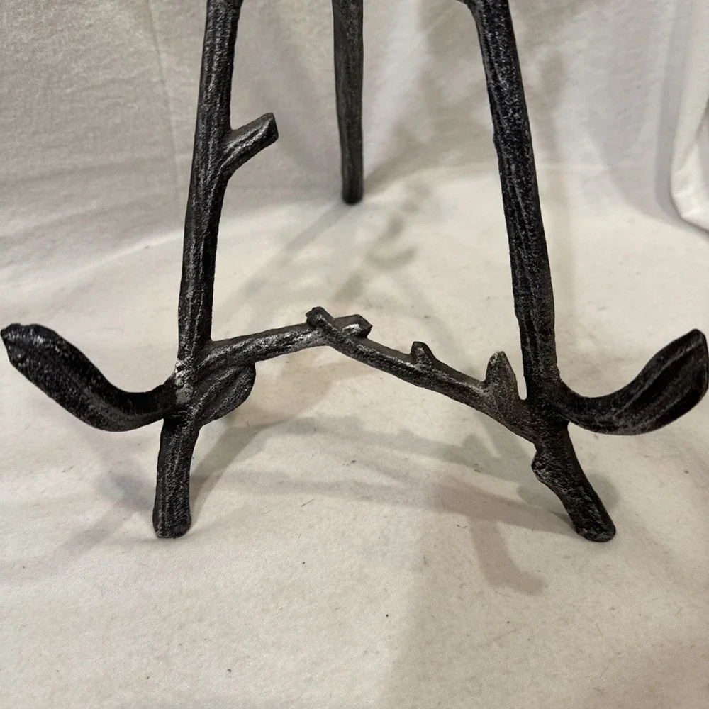Flower & Branch Cast Iron Kitchen Cookbook, Art Frame, Photo Frame Display Stand